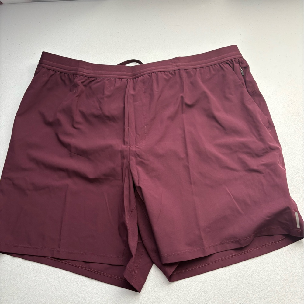 Men's Athletic Shorts - Maroon‎